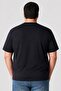 Men Crew Neck Short Sleeve Brand Logo T-Shirt, Dark Navy - 4