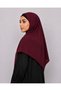 Women’s Hijab – Elegant Modest Islamic Headscarf for Muslim Women, Full-Coverage Hijab with Stylish Stitched V-Shape Detail - 2