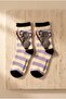 Children's 4'L Panda Patterned Cotton Socks - 3