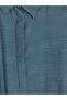 Two Mt Shop Quality Petrol Patterned Oversize Women's Shirt Tunic - 6