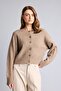 Regular Fit Crew Neck Buttoned Long Sleeve Cardigan H2445Ax26Wn - 3