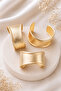 Brand Model Gold Thick Handcuff Bracelet Adjustable - 3