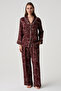 Patterned Comfortable Cut Pajama Set - 2