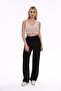 Linen Blend Loose Fit Pants