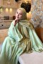 Cc Desen Aura Cotton Jacquard Shawl Island Tea - 2