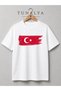 Tunalya Ataturk and Turkish Flag August 30Th October 29Th April 23Rd Designed Premium Printed Unisex Cotton National Day T-Shirt