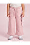 Girls Pink Hello Kitty Printed Wide Leg Track Pants