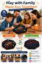 2-in-1 Intelligence Game Puzzle Challenge Rope Threading + Xox Strategy Educational Toy for Ages 4+ - 4