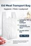 10 pieces of sacrifice bag 45x75 thick odorless thick garbage bag athlete bag large size white bag - 2