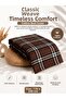 100% Cotton Single Bedspread 170X240 cm |   Classic Plaid Pattern Stylish and Soft - 5