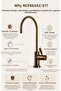 Ncps883Cp-L Chrome Purifier Faucet with Led Indicator Premium Ro Faucet - 7