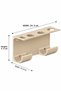 Wall Mounted Bathroom Organizer Hair Dryer Stand |   Hair Dryer Organizer Hanger |   Premium Bathroom Organizer - 3