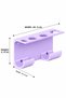 Wall Mounted Bathroom Organizer Hair Dryer Stand |   Hair Dryer Organizer Hanger |   Premium Bathroom Organizer - 3
