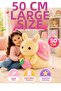 Pink Backed Plush Toy with Snail Figure, 50 cm Large Size, Soft Textured Decorative Plush - 2
