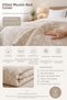 Bloomy Muslin Bedspread Pike |   Double |   Soft Textured |   Breathable |   4 Season Cover 230X250 | Dowry&Daily Life | - 3