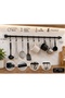 Kitchen Furniture Accessory Hanger with Hook for Spoon Mug Cup Holder Matsiyah Metal Product (Length 80cm)
