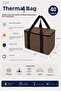 Thermal Bag 40 Lt Thermal Cooler Bag, Insulated for Picnic, Camping, Beach and Daily Use Thermos Bag - 2