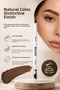 Double-Ended Eyebrow Pencil and Eyebrow Brush Angled Tip Brow Shaper - 7