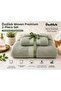 Woven Green - Personal Towel Set Super Soft (90X150 + 50X90) - 2