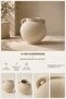 Elora Textured Decorative Vase with Handle - 2
