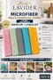 5-Pack Microfiber Multi-Purpose Cleaning Cloth 40X40 cm Ultra Absorbent Kitchen Bathroom Glass Dusting Cloth