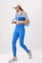 Saks Soft Fırçalı Kumaş Reflektör Baskı Detaylı Tam Boy Örme Spor Tayt THMAW25TY00020 - 2