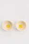 Set of 2 Flower Shaped Ceramic Bowls White Tphss26Tbk00031 - 2