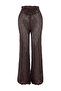Brown Knitwear Long Regular Waist Beach Pants Tbess26Pl00003 - 3
