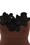 Brown Strapless Covered Floral Appliqué Regular Swimsuit Tbess26Ma00098 - 5