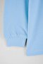 Blue 100% Cotton Boys' Plain/Basic Crew Neck Polo Collar Knitted School T-Shirt Tkdaw27Ts00005 - 6