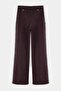 Kahverengi Düğme Detaylı Orta Esnek Yüksek Bel Wide Leg Jeans TWOSS26JE00166