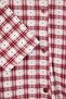 Burgundy-Multicolor Cotton Blend Soft Touch Lycra Plaid and Heart Knitted Pajamas Set Thmaw27Pt00020 - 8