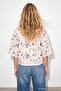 Ecru Embroidery Stripe Detailed Blouse Tdrss26Bz00112 - 3