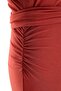 Tile Bodycon Asymmetrical Collar Tie Detail Short Soft Knitted Plus Size Dress Tbbss26Ah00319 - 6