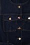 Mavi Kemerli Cep Detaylı Denim Yelek TWOSS26YE00026 - 6