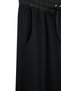 Black Sleeveless Zippered Waist-Adjustable Top with Elastic Waist and Comfortable Fit Pants with Garnish Set Tdrss26Au00109 - 8