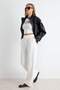 Beyaz  Wide Leg/Geniş Paça Dokuma Pantolon TWOAW22PL0139 - 2