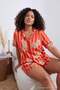 Multi Color Animal Printed Large Size Pajama Set Tbbss26Ai00113 - 3