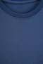 Taş-İndigo-Siyah 3'lü Paket Slim/Dar Kesim %100 Pamuk Erkek T-Shirt TEDAW25TS00010 - 12