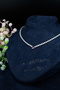 Lilac Heart Stone Zircon Necklace Bracelet Earrings Special Day Wedding Engagement Gift Jewelry Set - 4