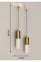 Arya 2-Piece Decorative Cream & Antique Finish Modern Wall Sconce (Daylight Led Bulbs Included...) - 3