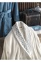 Mısra 6 Piece Bamboo Family Bathrobe Set - Cream/Maldivian - 2