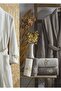 Daisy 6 Piece Cotton Family Bathrobe Set - Cream/Beige