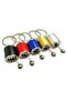 ®   Movable Car Gear Shift Key Ring Six Speed Manual Shift Gear Shifter Knob Metal with Key - 5