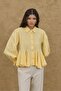 Bürümcük Godeli Shirt Yellow