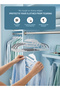 5-Pack White Non-Slip Hangers 42cm Stainless Steel Hooks RF13182 - 4