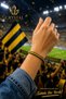 Unisex Yellow Navy Blue Fan Bracelet - Macrame Bracelet - Gift Bracelet - Knitted Rope Bracelet - 3
