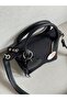 DAILY FABRIC SMALL BLACK WOMEN'S SHOULDER BAG EN18 HEIGHT15 - 3
