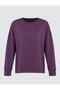Purple Crew Neck Long Sleeve Oversize Sweatshirt - 7