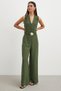Beli Belted Palazzo Leg Jumpsuit - 2